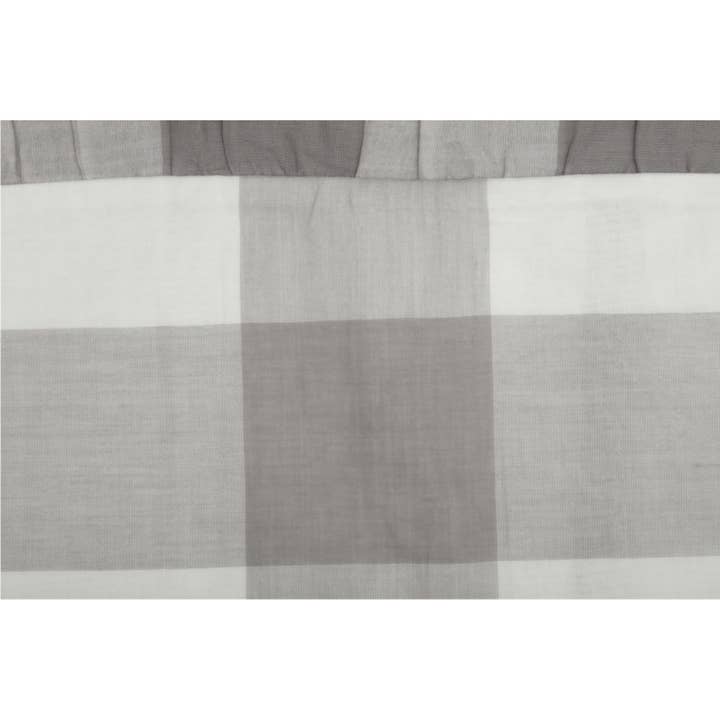 VHC Brands - Vente Housse de coussin - Taie d'oreiller Madison Check grise 20Lx12W3