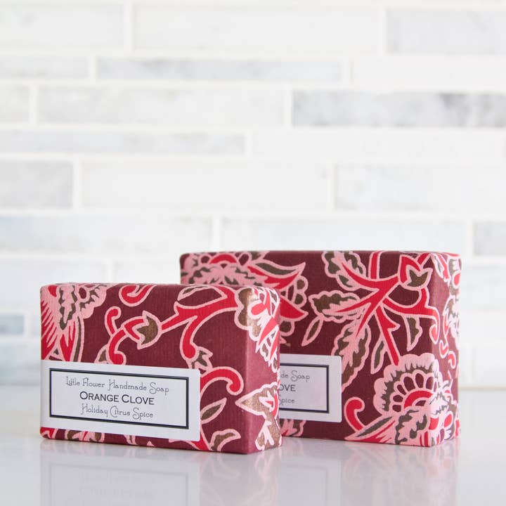 The Little Flower Soap Co - Wholesale Bar Soap - Orange Clove Handmade Fall Soap2