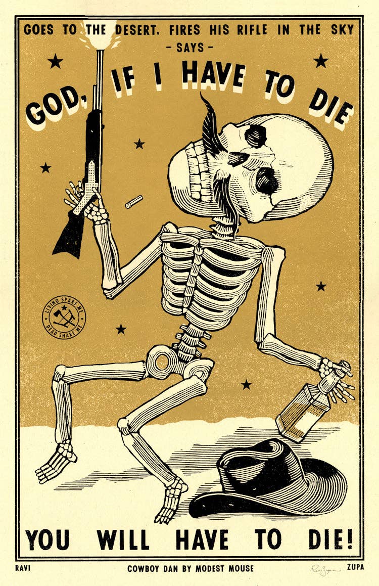 Ravi Zupa Arts – wholesale Konsttryck – Om jag måste dö tryck0