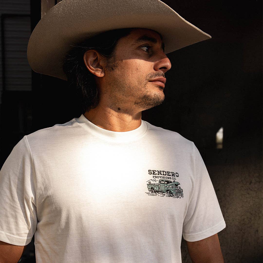 Vintage White Few Parts T-Shirt for wholesale on Faire5