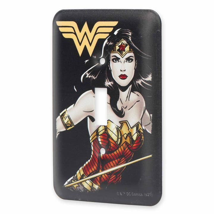 Open Road Brands, LLC - Wholesale Light Switch Cover/Plate - DC Comics Wonder Woman Switch Plate1