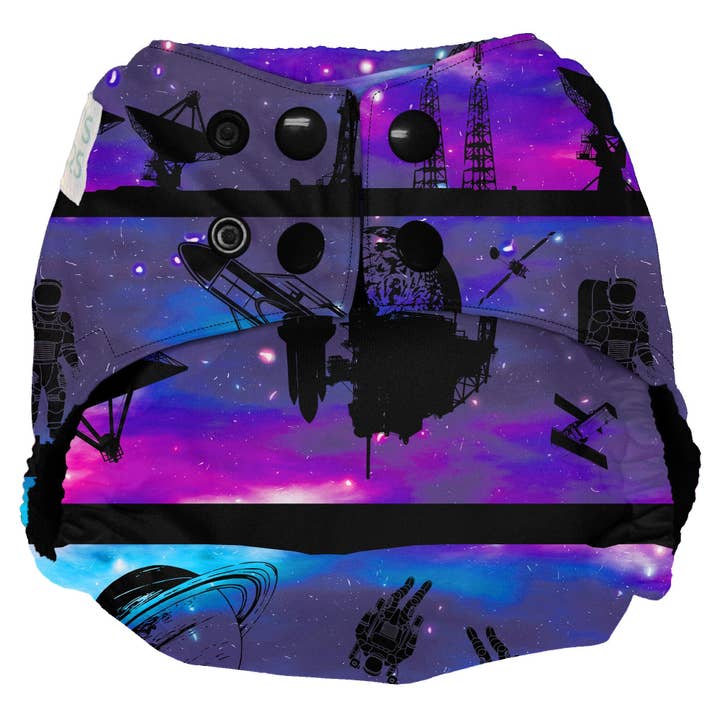 La mejor herramienta para hacer instantáneas de Nicki - Fuera de este mundo - NB para venta al por mayor de Nicki's Diapers (Planetwise Wholesale)