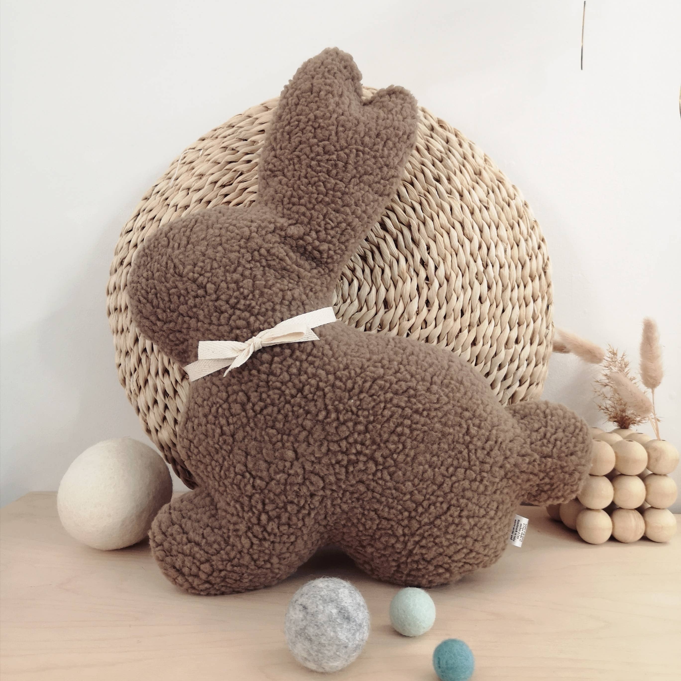 The Butter Flying - Vente Coussin décoratif - Coussin Lapin de Pâques - 4 Couleurs3