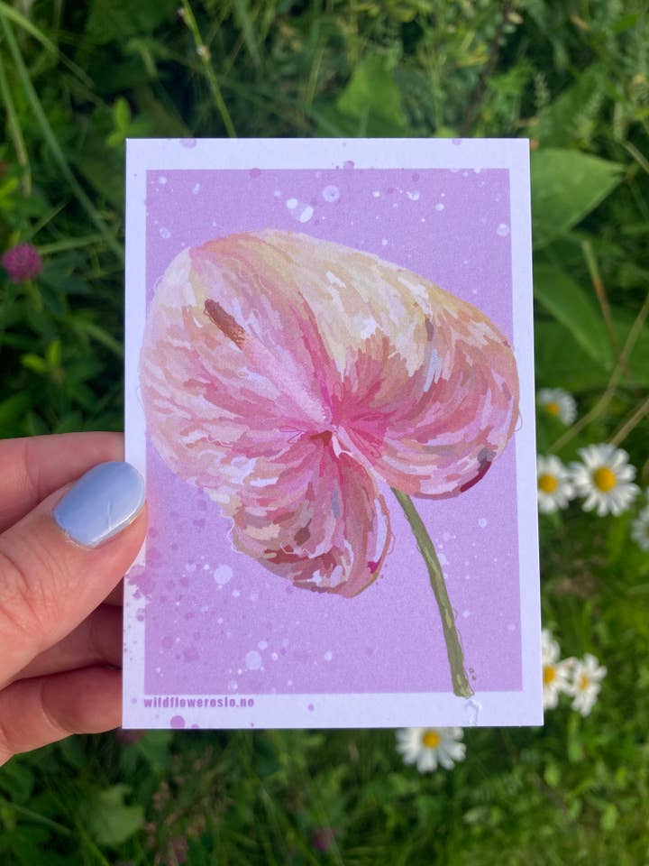 Postcard A7 # 0042 for wholesale by Wildflower Oslo