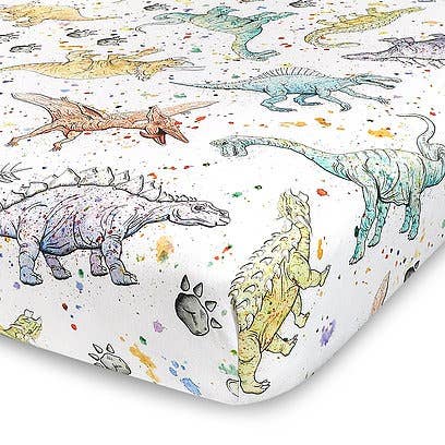 Dinosaur Crib Sheet for engroshandel hos Jaxson's World