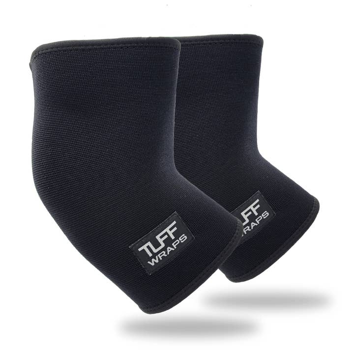 TUFF Double Ply Elbow Sleeves All Black (pair) for wholesale by TuffWraps