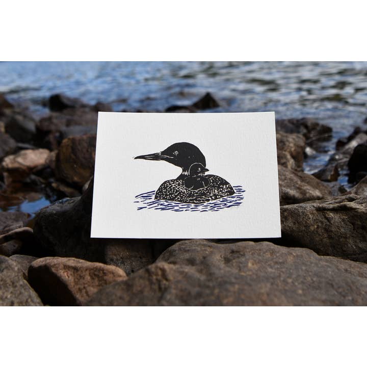 Loon and Chick for wholesale by Tidal and Timber Studio