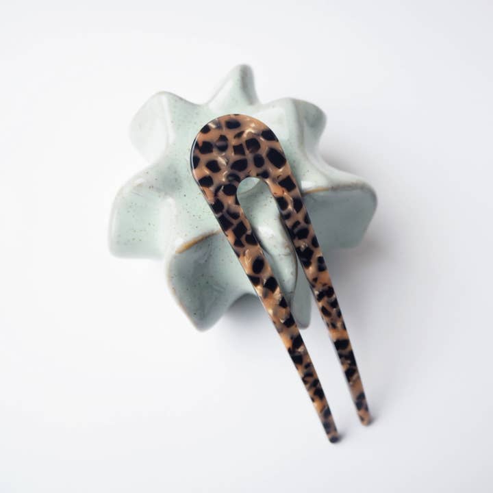 Custom Made - Wholesale Hair Pin - Karamell Acetate Resin French Hair Pin1