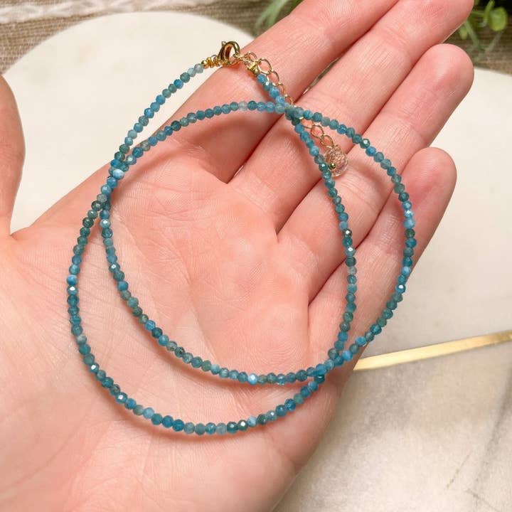 Copper Ashes - Wholesale Beaded/pearl necklace - Crystal Beaded Choker Necklace38