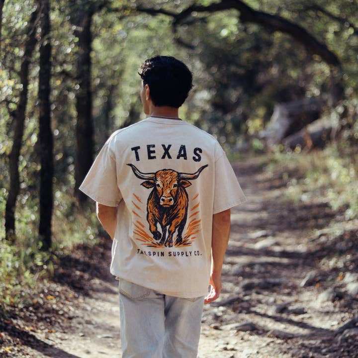 T-shirt Texas Longhorn pour la vente par Tailspin Supply Co.