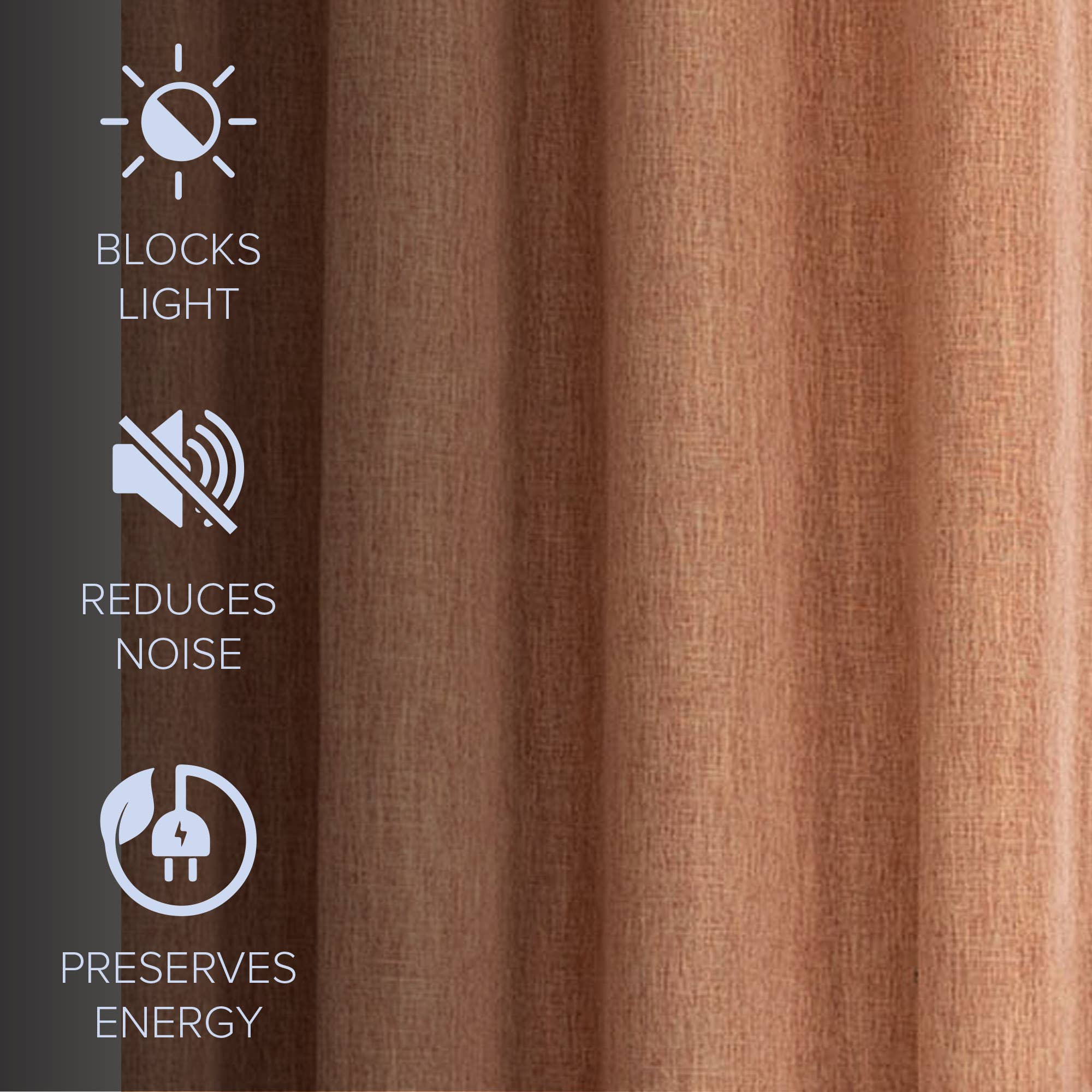 Awesome Home – Großhandel Vorhang – Verdunkelungsvorhänge mit Leinenstruktur und Ösen, 2 Paneele37