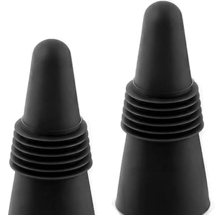 Tappi per Bottiglie di Vino, Riutilizzabili in Silicone (Nero) per la vendita all'ingrosso da parte di Vigor Path