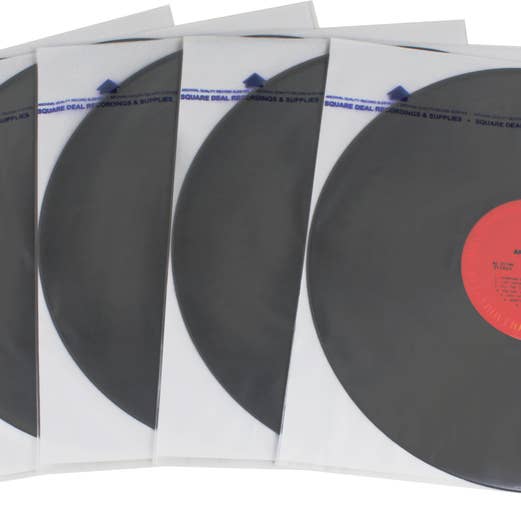 Square Deal Recordings & Supplies - Wholesale Music Accessory - 12" LP Archival Quality Rice Paper Inner Sleeves