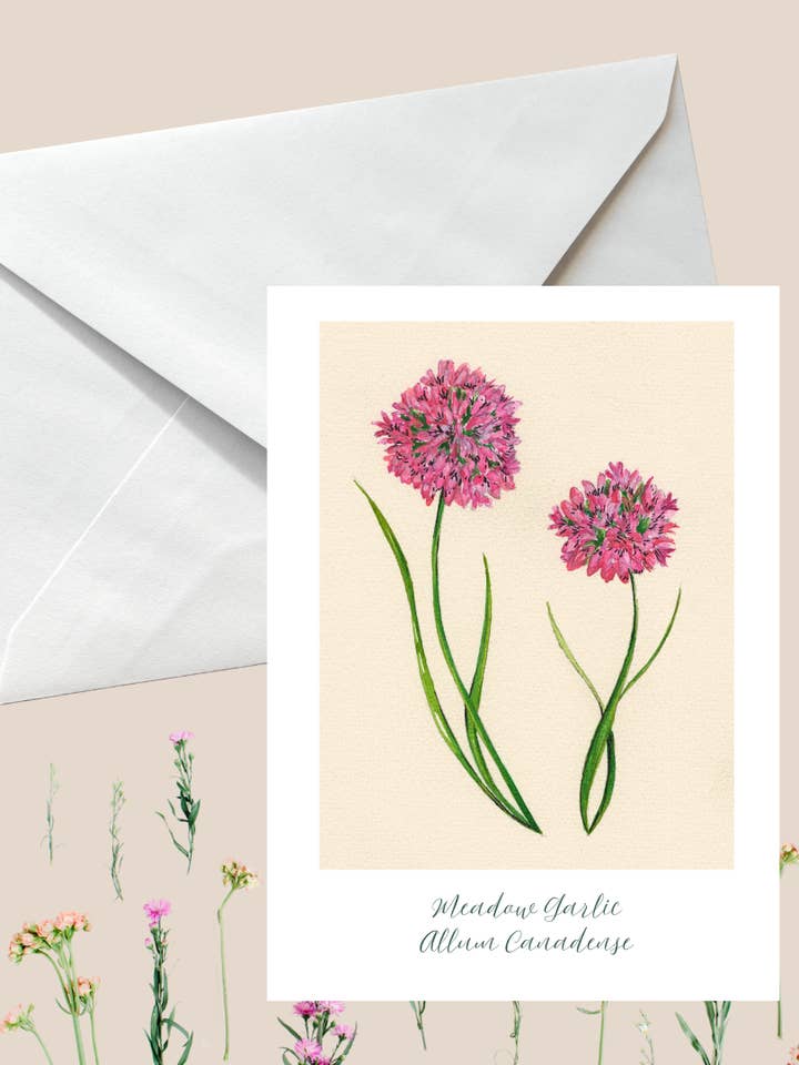 Botanical Wildflower Watercolor Greeting Card #21 for wholesale by Wild Botanical Atelier