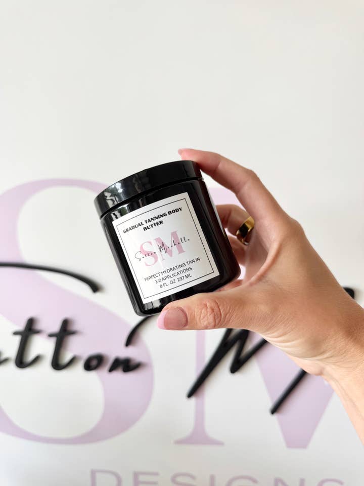 Gradual tanning body butter - self tanner for wholesale by Sutton Michelle Designs