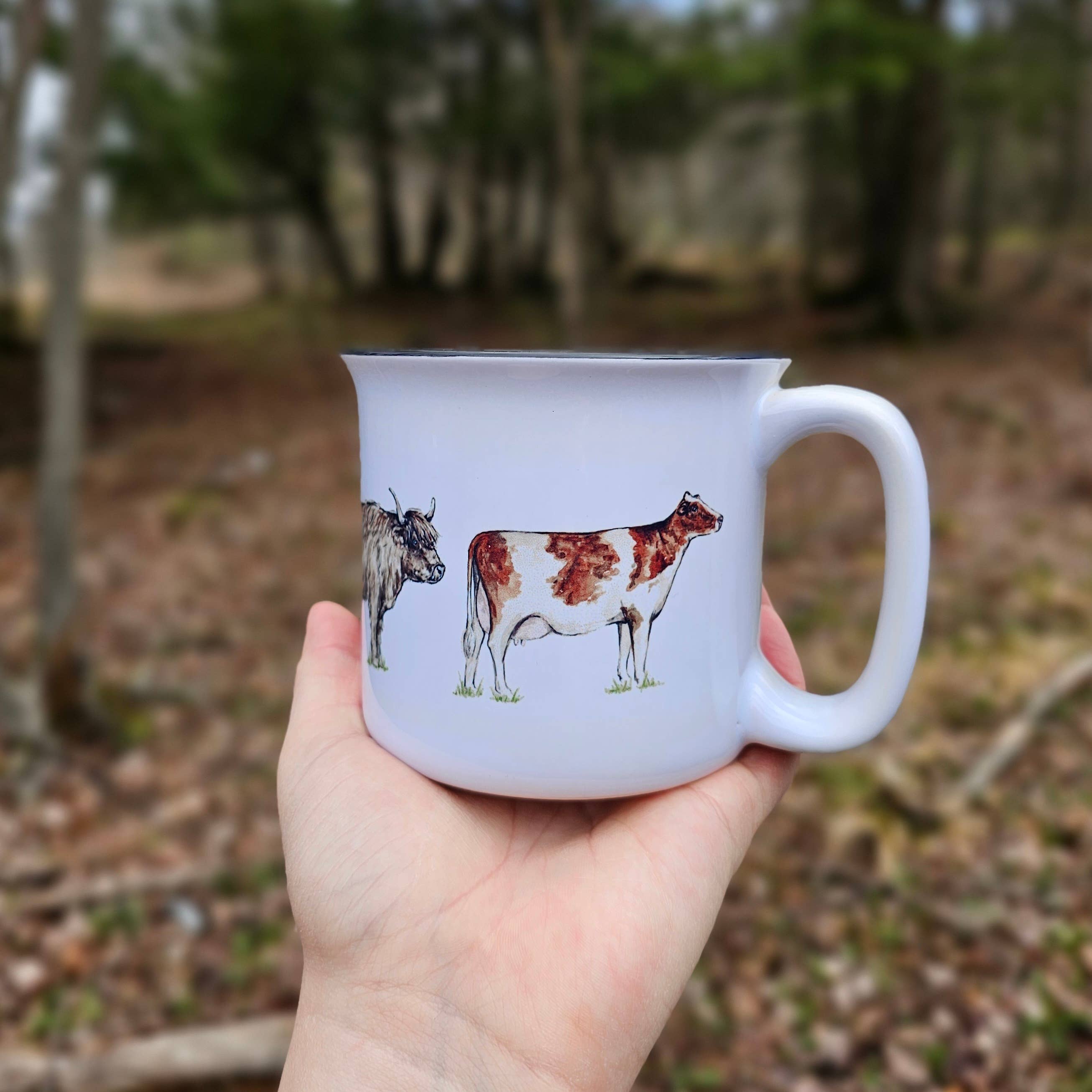 The Cranberry Finch - Wholesale Coffee Mug - Cow Lover Coffee Mug6