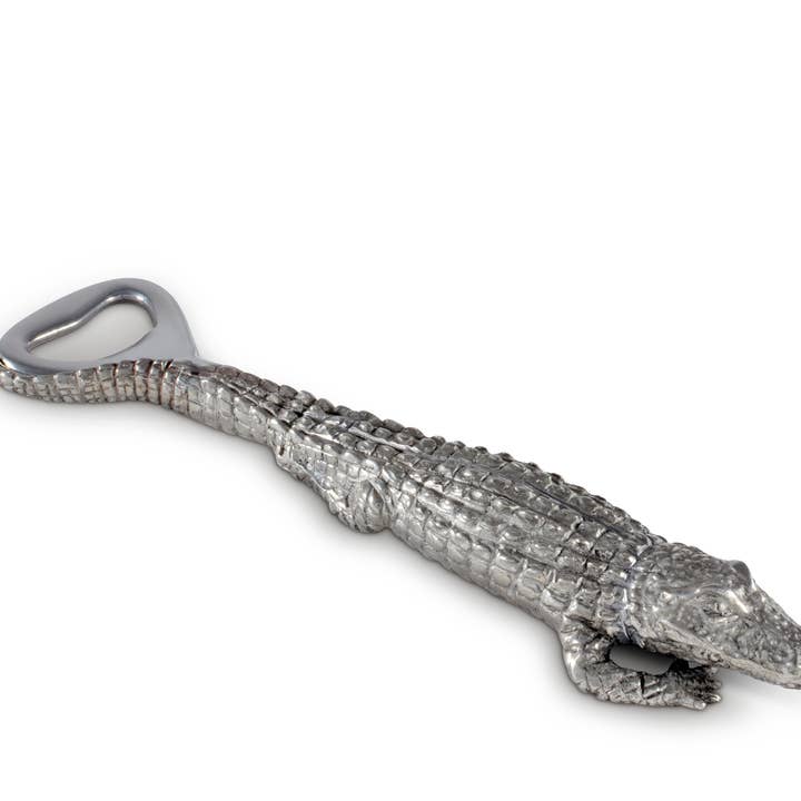 Vagabond House - Wholesale Bottle/Wine Opener - Pewter Alligator Handle Bottle Opener
