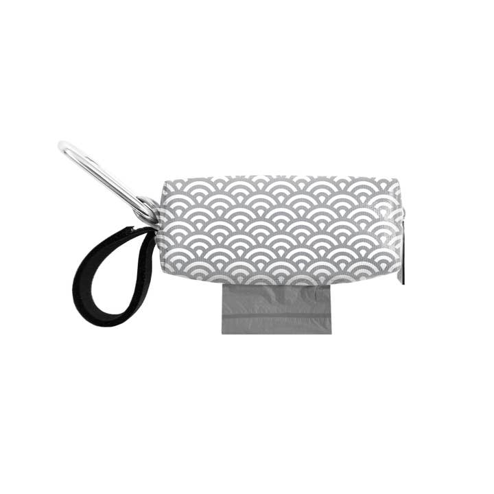 Oh Baby Bags - Wholesale Diaper Bag - Baby - Gray Scallop Baby Diaper Bag Duffel Dispenser