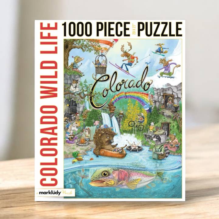 Mark Ludy Art Books & Games - Wholesale Puzzle - Adult - Colorado Wild Life | 1,000 Piece Puzzle0