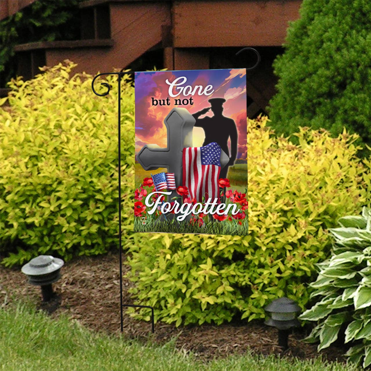 Briarwood Lane - Vente Drapeaux - Drapeau de jardin militaire disparu mais pas oublié2