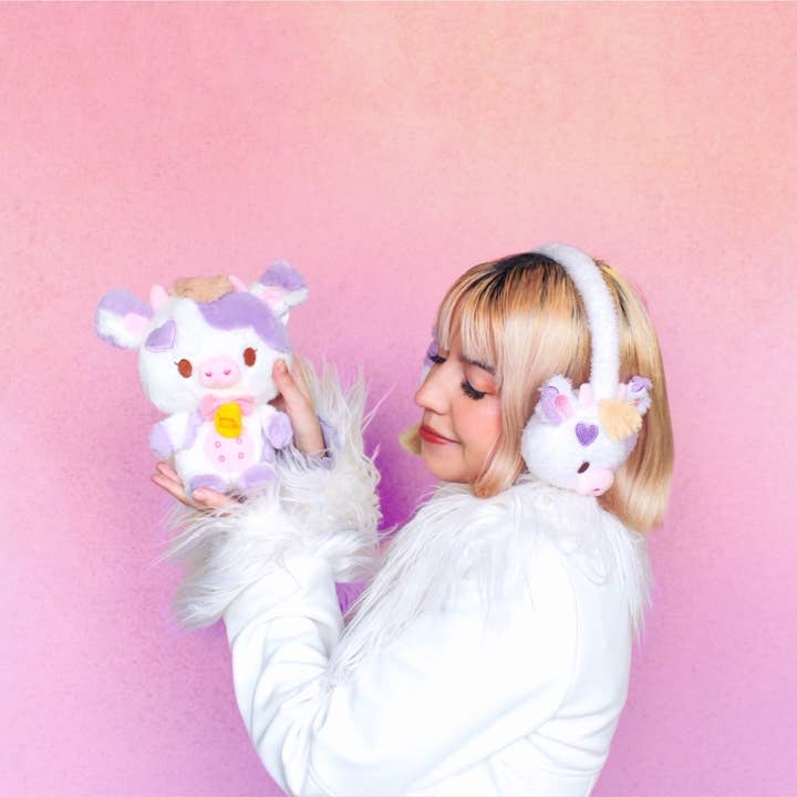 Basura Gang - Wholesale Earwarmers/Ear Muffs - Women's - Jolene the Cow Earmuffs