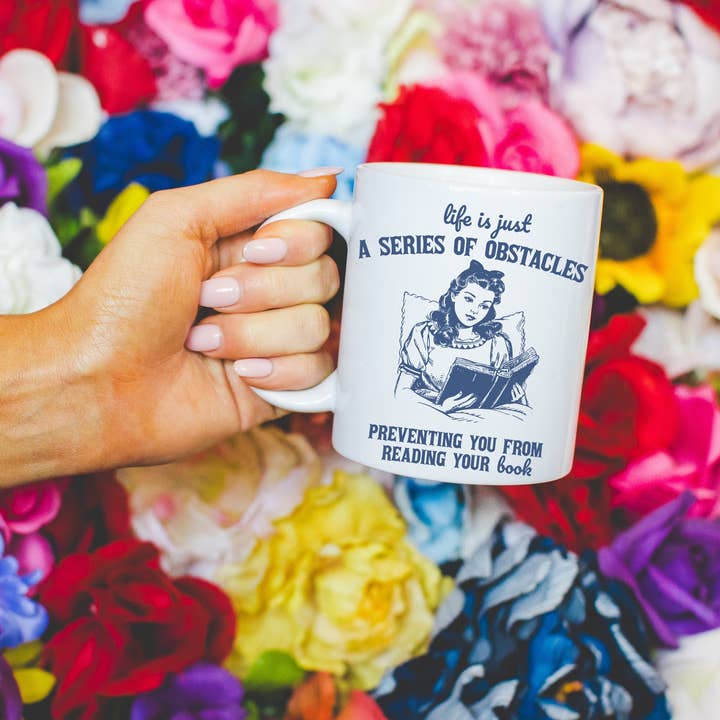 Ace the Pitmatian Co - Wholesale Coffee Mug - Reading Funny Coffee Mug