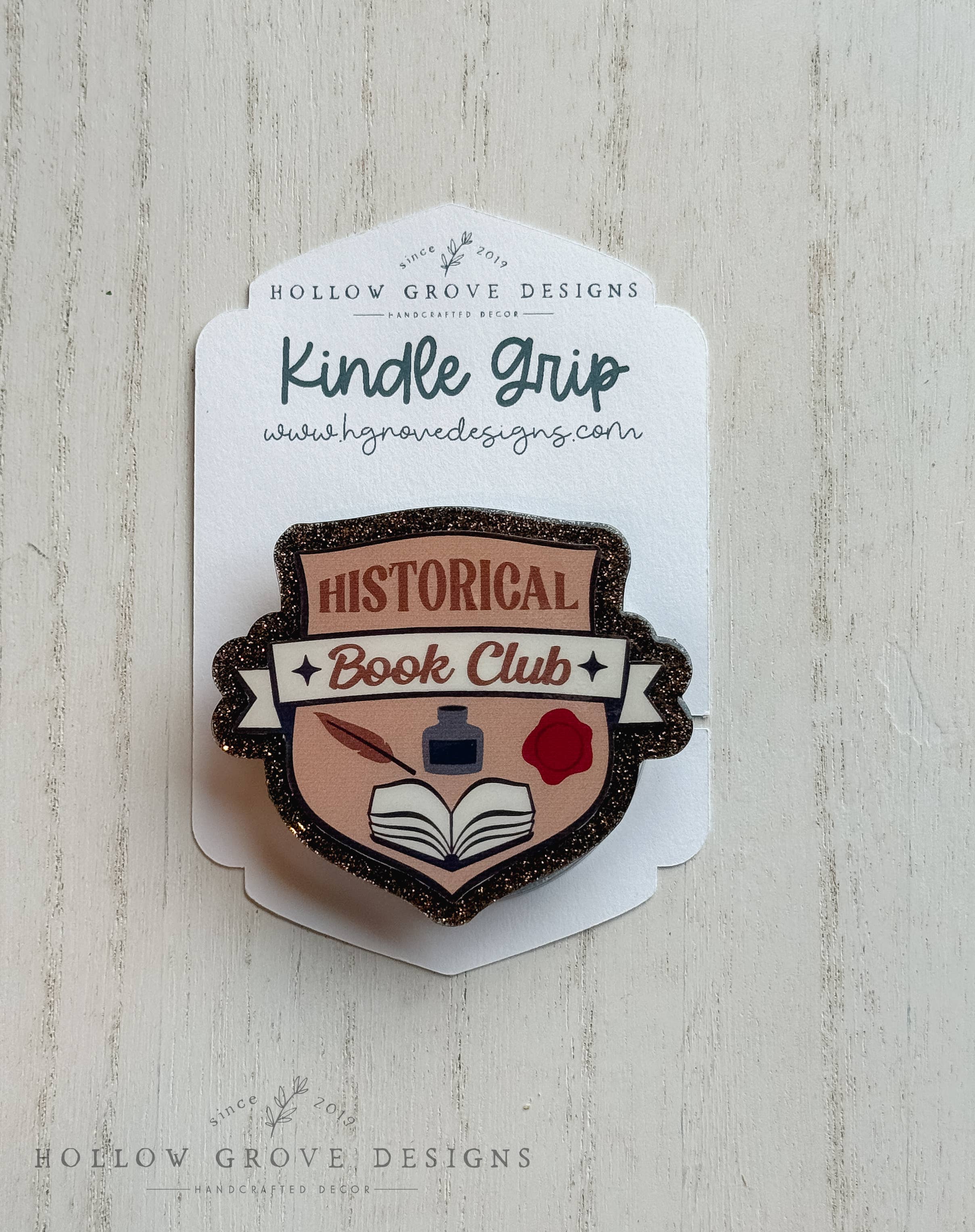 Hollow Grove Designs - Wholesale Phone Grip - Reading Tropes Device Grip4