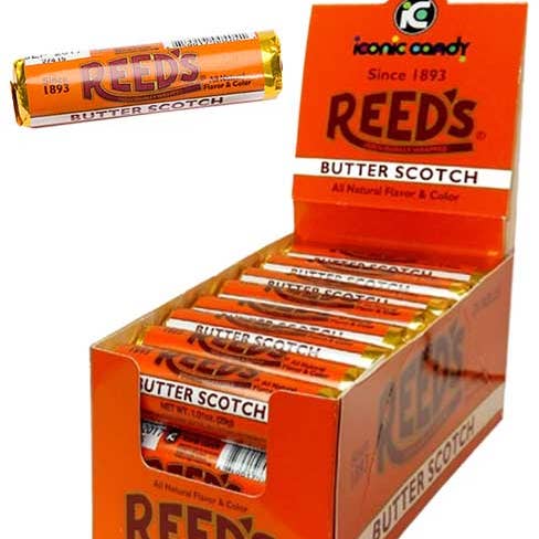 Hudson Meat Company - Wholesale Hard Candy - CANDY ROLL BUTTERSCOTCH - REEDS0
