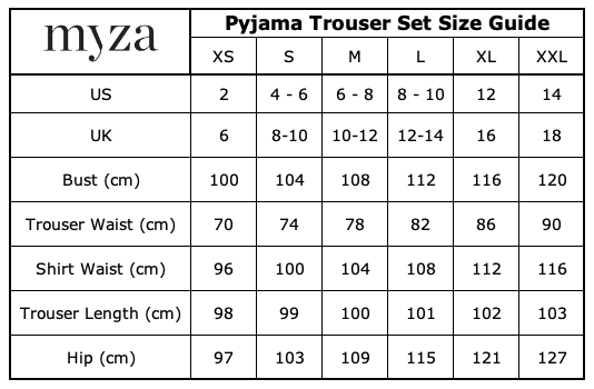 Commodities Trading (UK) Limited (Myza) – wholesale Sleepwear set – Women's – Florals on White Women's Organic Cotton Pyjama Trouser Set2