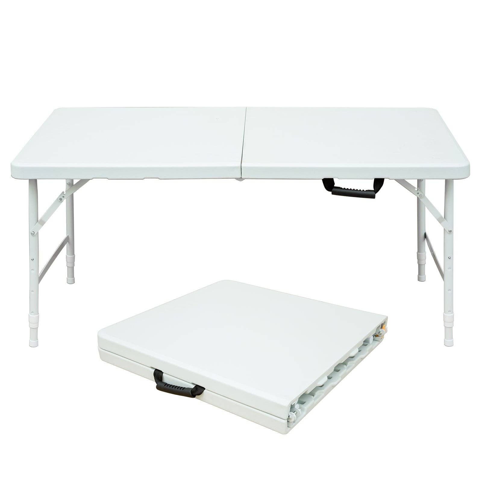 39F Inc. - Wholesale Patio Table - 4/6/8ft  Folding Table for Camping, Picnics & Parties, White15