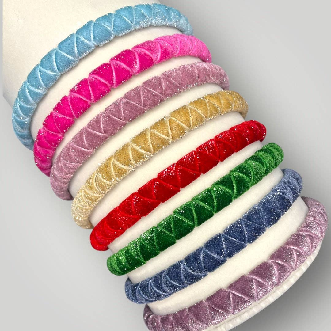 Parker and Kay Collective - Wholesale Fashion Headband - Women's - Shimmering Velvet Headband15