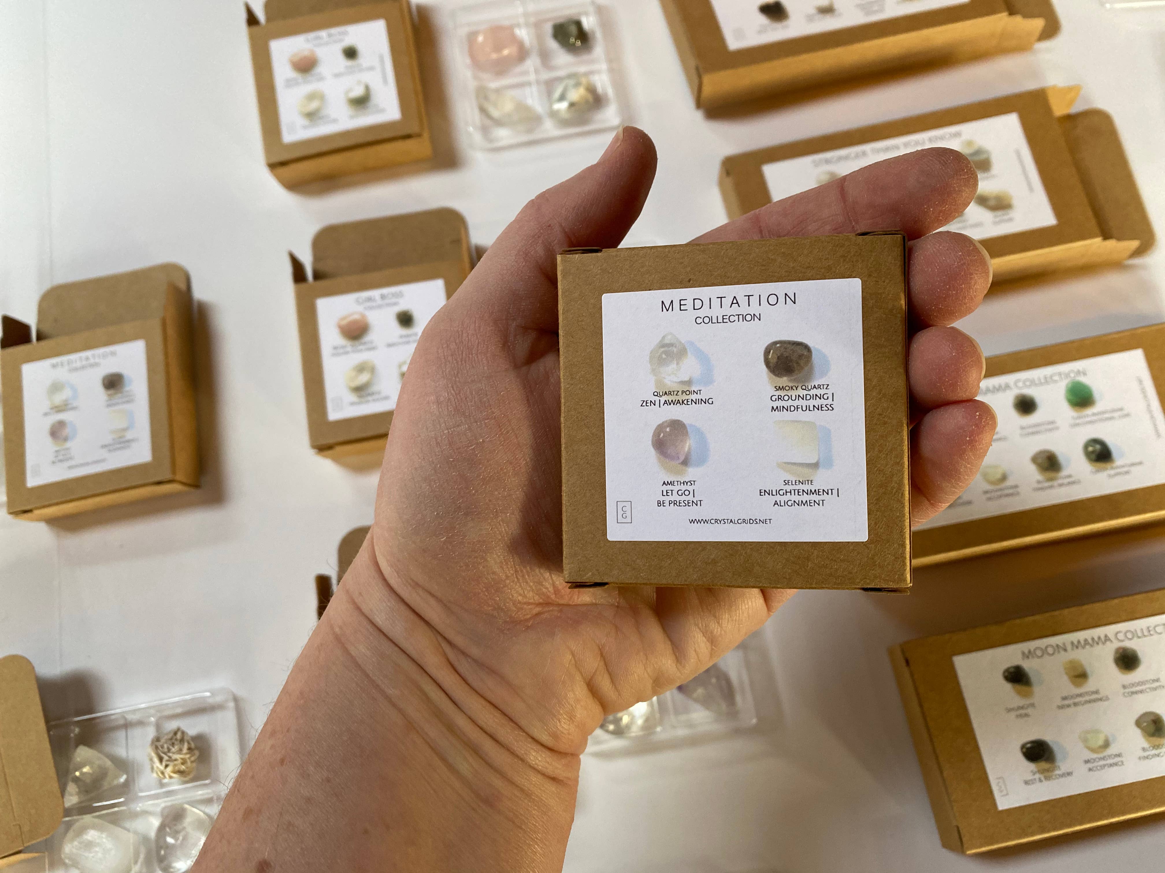 Crystal Grids - Wholesale Spiritual Stone/Crystal - Be My Valentine - Rox Box - crystals and stones gift set kit12