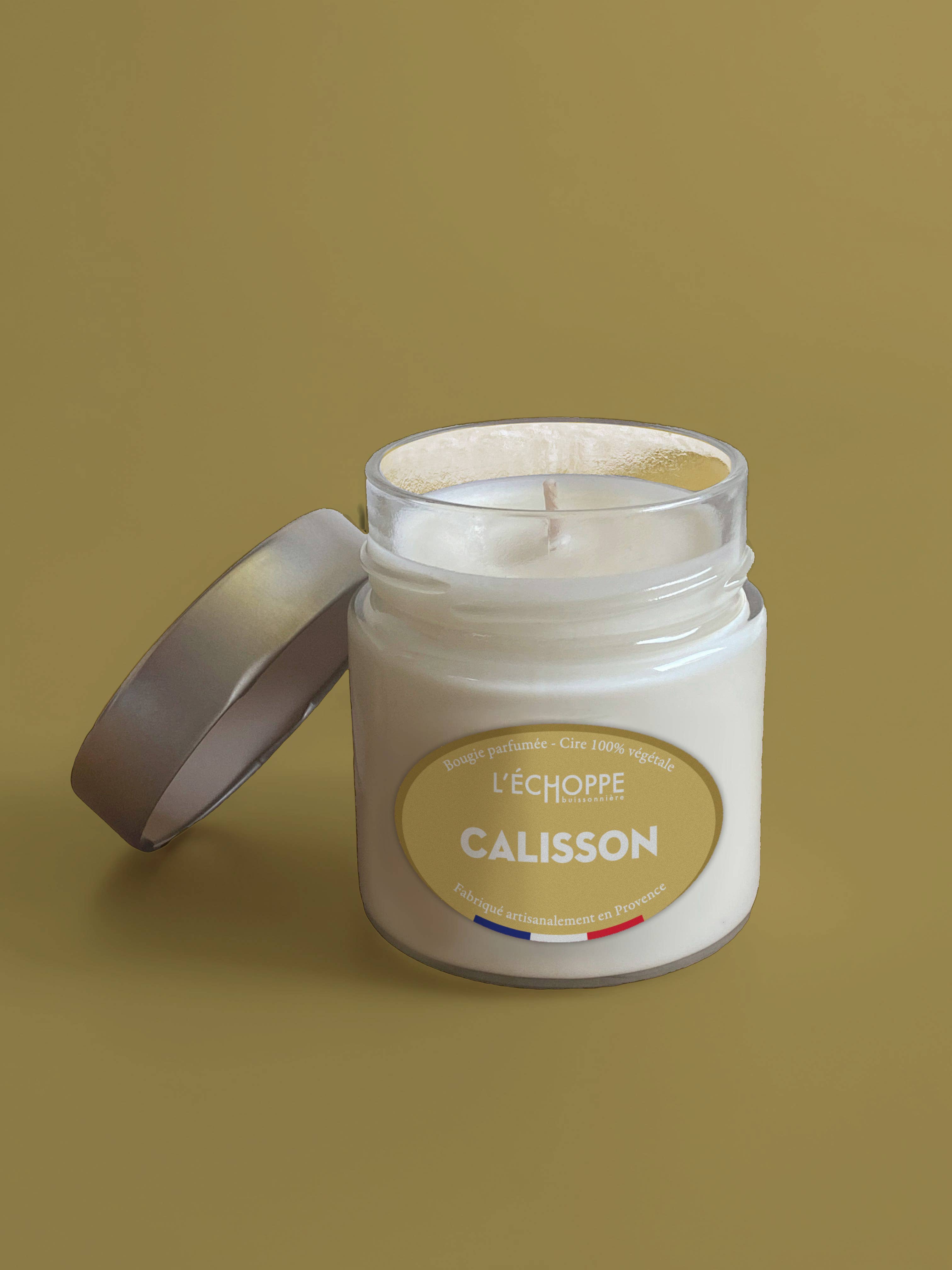 L'Échoppe Buissonnière – wholesale Jar/filled candle – Calisson - Scented candle 180g2
