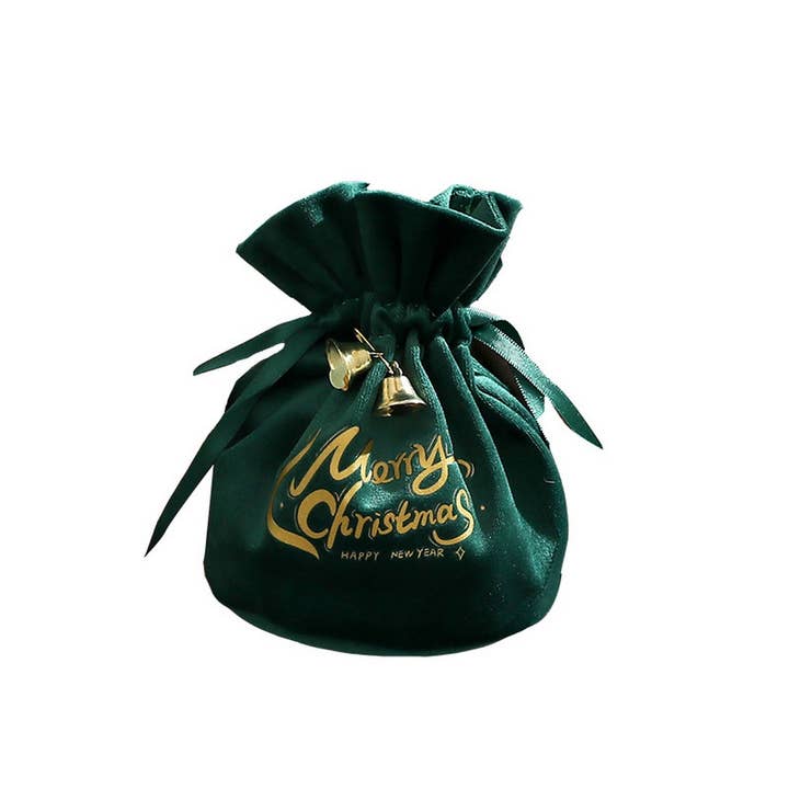 ACCITY - Wholesale Gift Bag - Christmas Velvet Apple Pouch Gift Bag Tote_CWMM105736