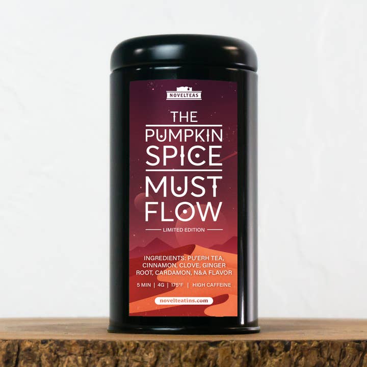 The Pumpkin Spice Must Flow - Loose Tea Inspired by Dune for wholesale by Novelteas LLC