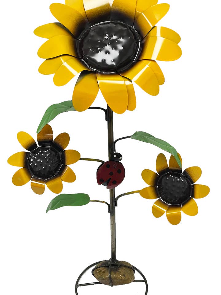 Happy Sunflower Stand for wholesale by Creative Decor Sourcing LLC