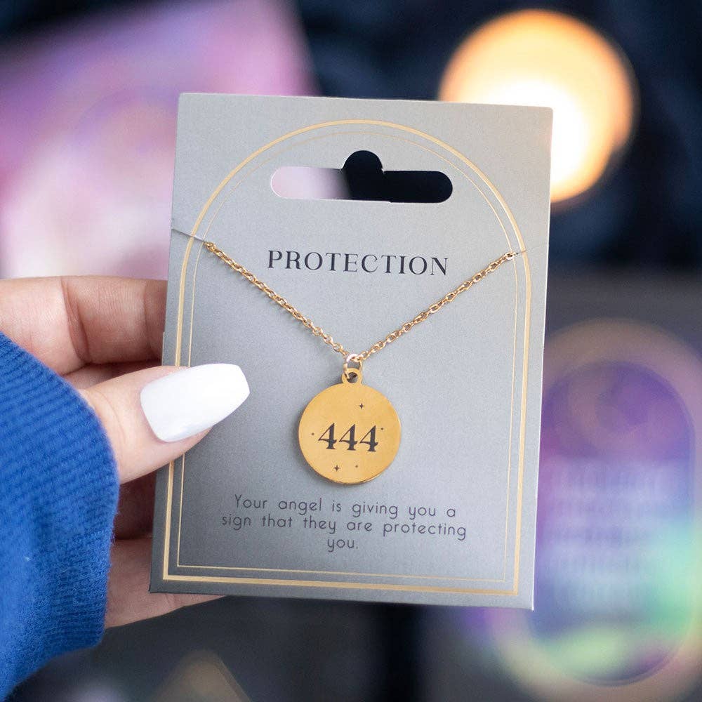 Something Different Wholesale - Vente Colliers à pendentif - Collier numéro d'ange 444 « Protection »