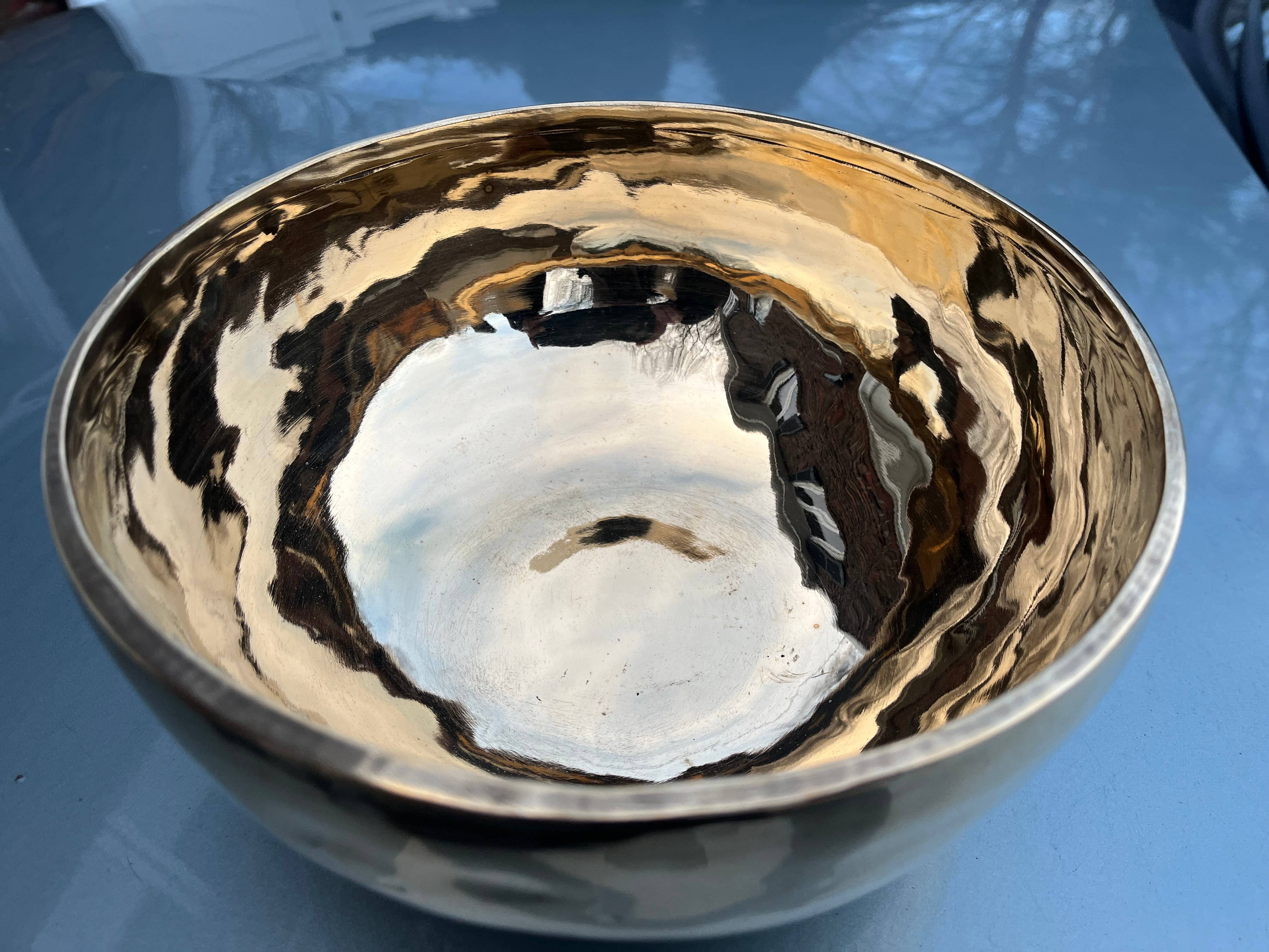 Heritage good Nepal - Wholesale Meditation Supplies - Tibetan Golden Hand Hammered Singing Bowl 7"2