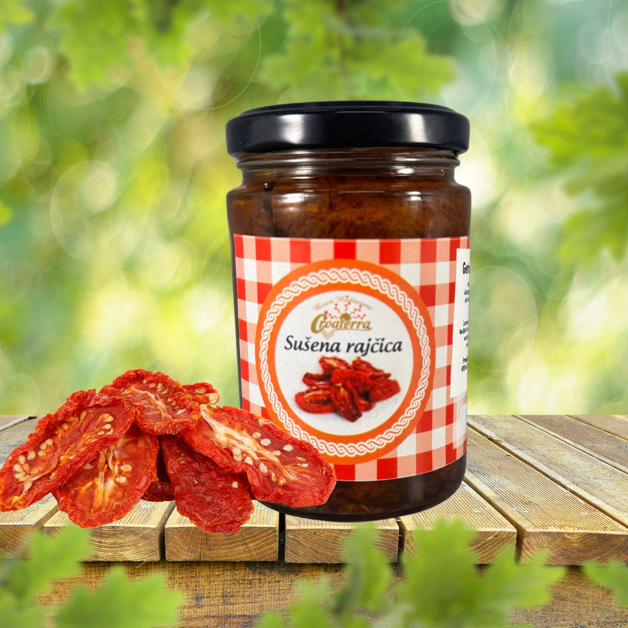 utoppa GmbH - Wholesale Pickled vegetables - Croaterra Dried Tomatoes in Oil 180 g1
