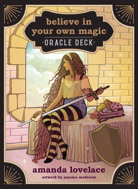 Cardshouse – Cartas de tarô por atacado – Baralho de Cartas Oráculo Believe In Your Own Magic por Andrews Mcmeel1