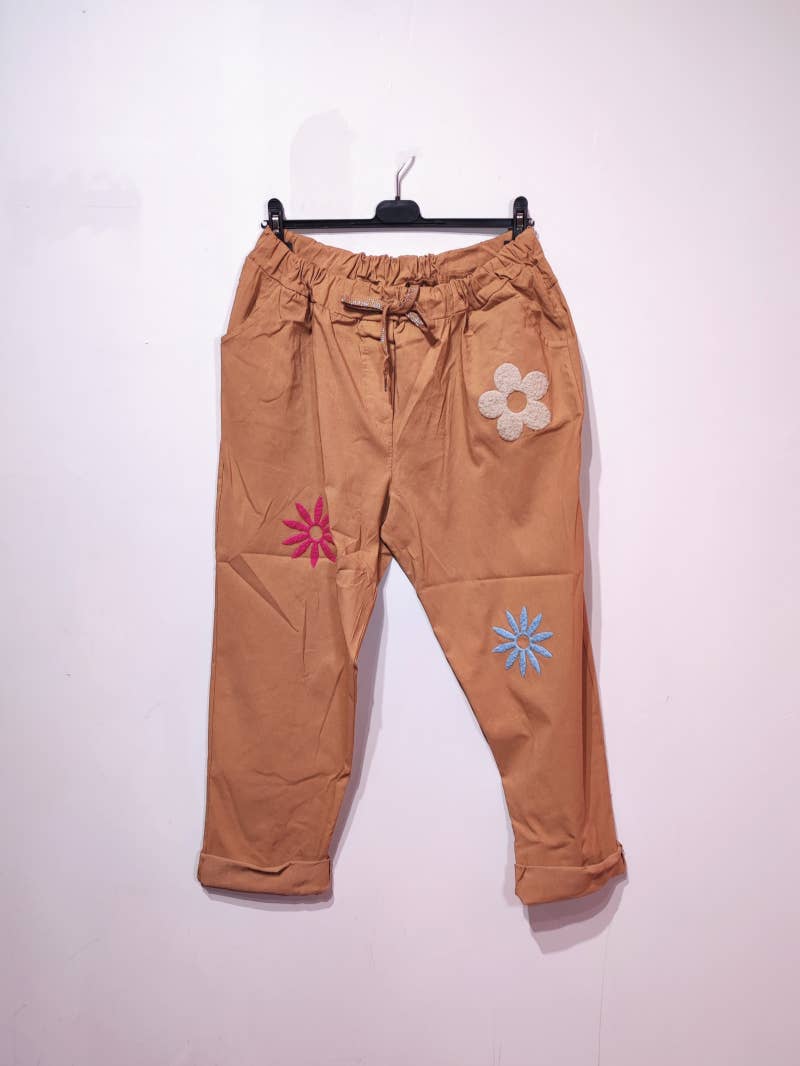 Pomelo paris - Wholesale Pants - Women's - MOON PANTS 3 FLOWERS6