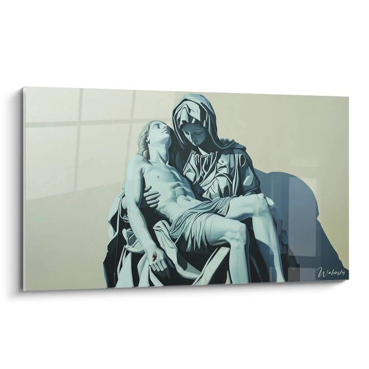 Tabla inspirada en la Piedad de Miguel Ángel N°2 – Homenaje Artista Célebre para venta al por mayor de Walensky