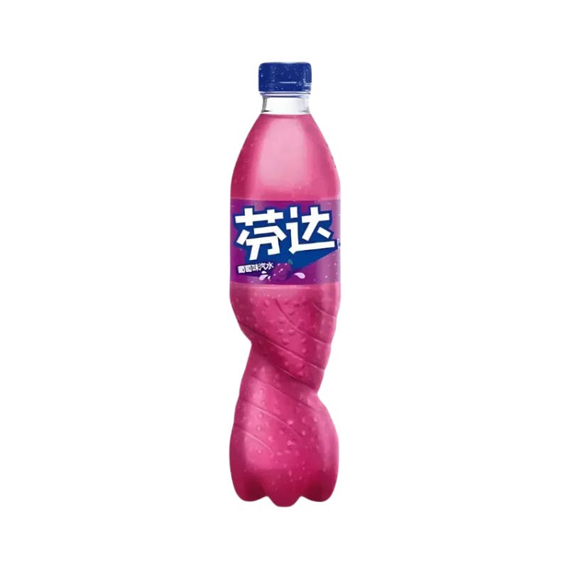 L&F Universal Goods - Wholesale Soda/Carbonated Drink - Fanta Grape Bottle 12/500mL (CHINA)