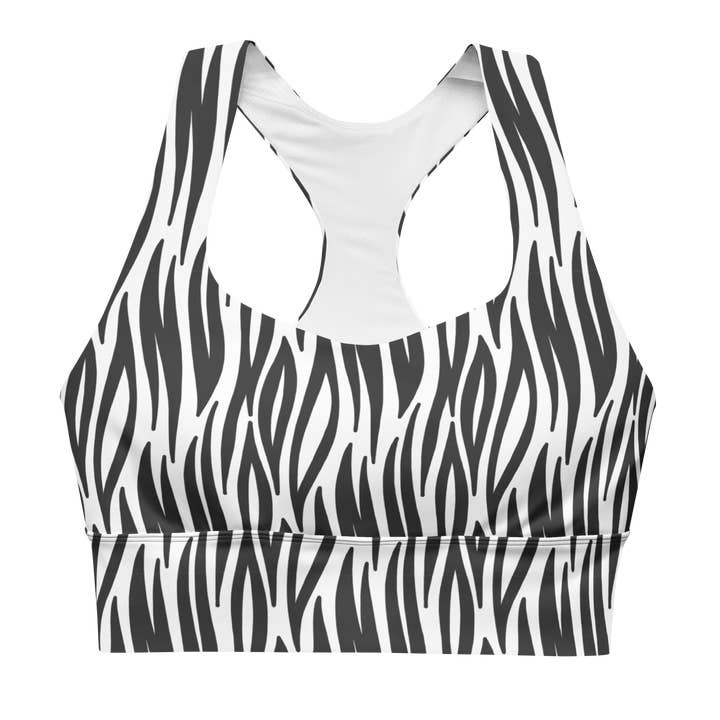 White Snow Tiger - Sports-bh for engroshandel hos GymLeggs