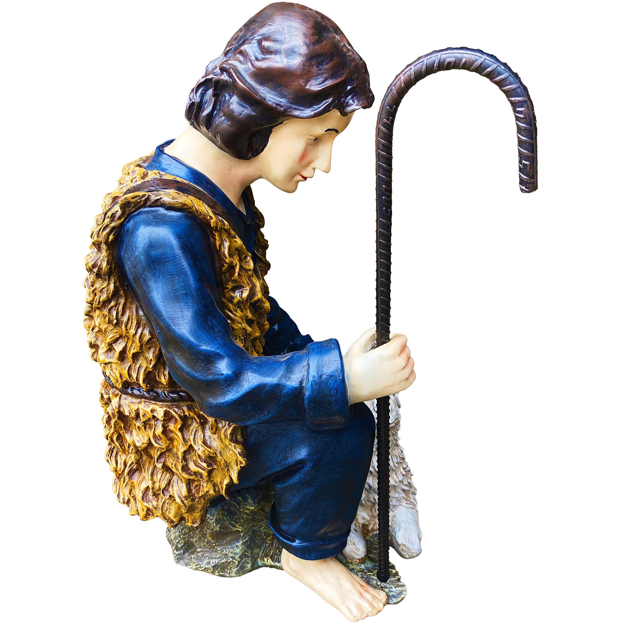 Santa’s Workshop Inc. - Wholesale Nativity Scene Decor - 12 Piece Outdoor Nativity Set with Solid Wood Creche34