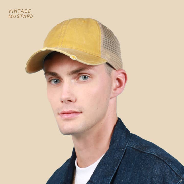 ChoKoLids - Wholesale Trucker Hat - Unisex - CHOK.LIDS Vintage Mesh Trucker Hats