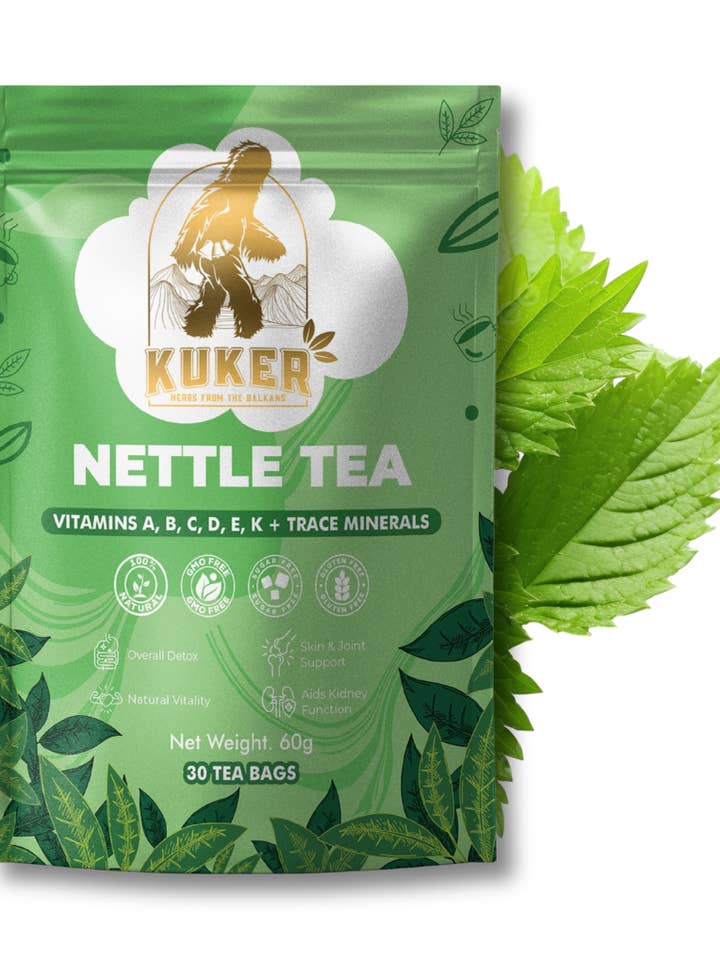 KUKER® Nettle Tea 20 Tea Bags | 40g for wholesale by KUKER LTD