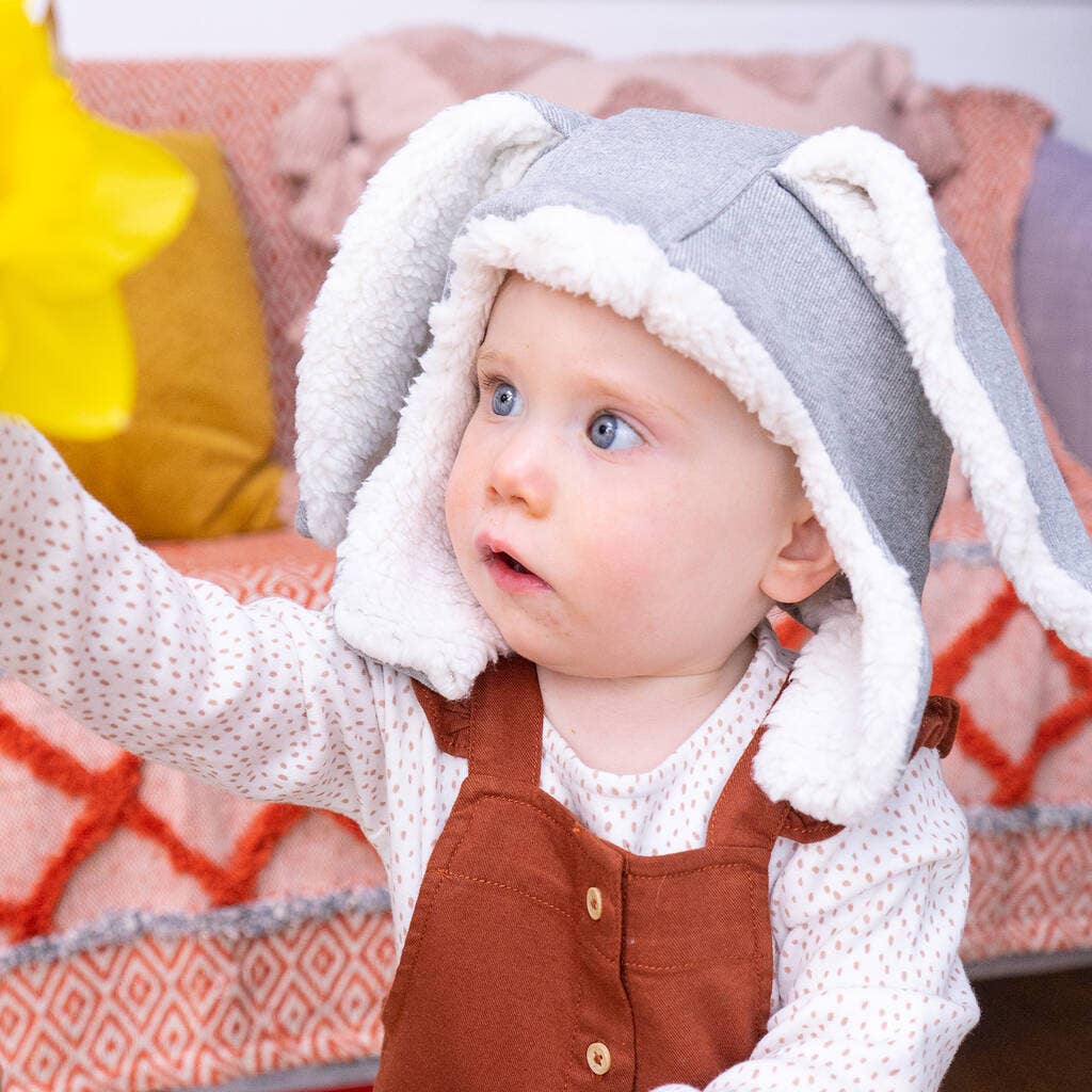 Sparks and Daughters – wholesale Newborn/knit hat – Baby – Handmade Organic Bunny Rabbit Hat3