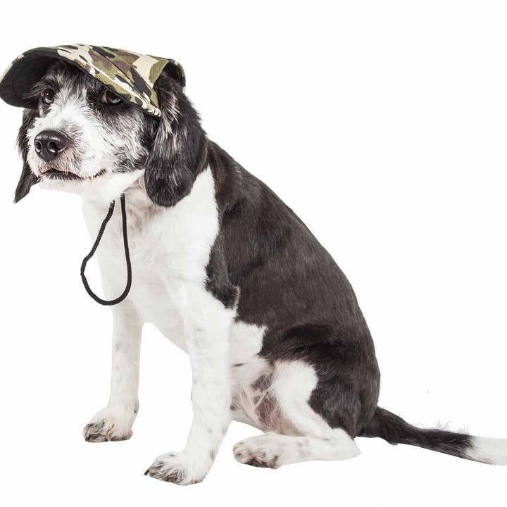 Camouflage Pet Life ® 'Torrential Downfour' Protectant Fashion Dog Hat for wholesale on Faire