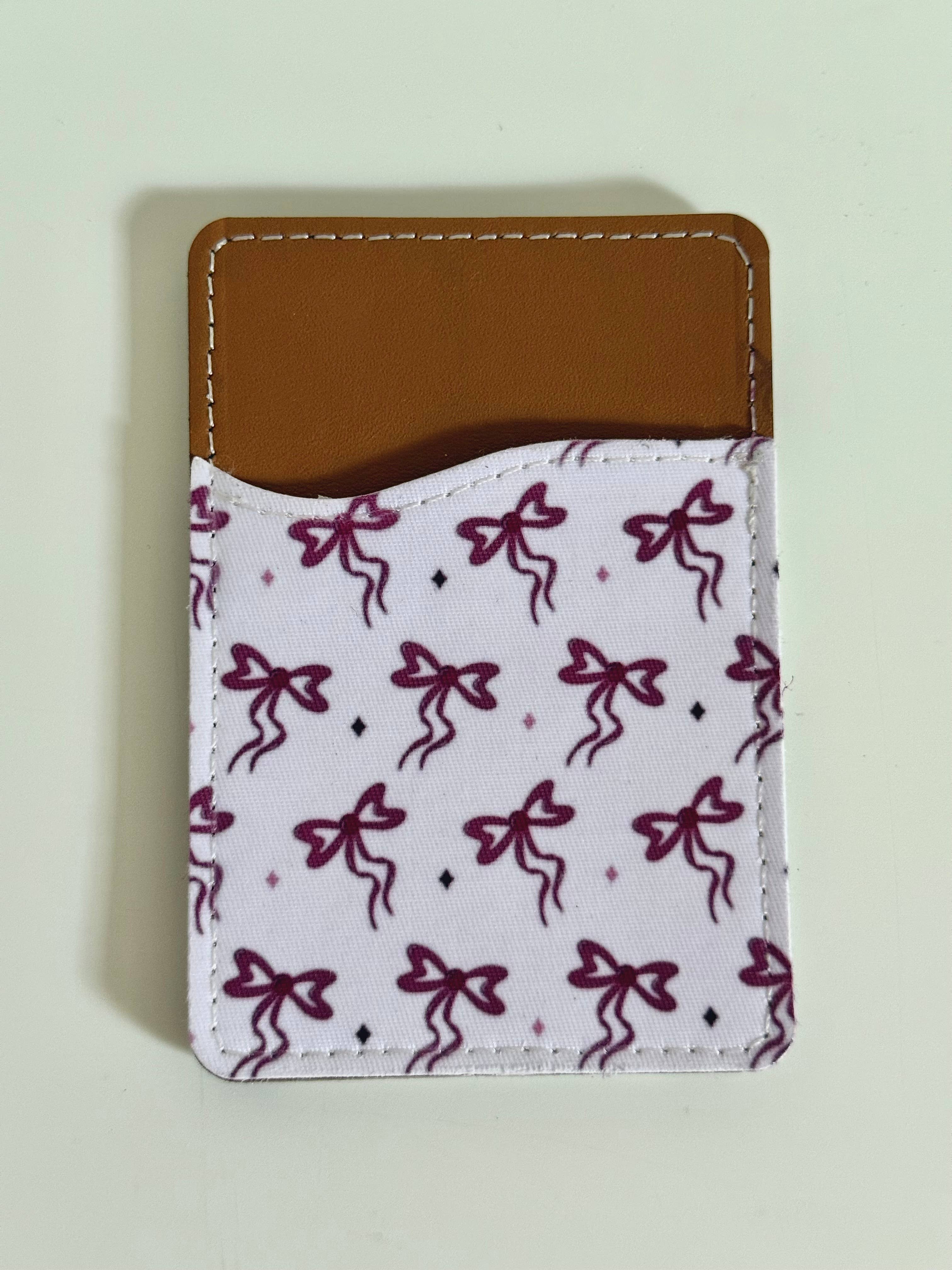 the cute cloud – wholesale Telefonplånbok - Dam – Färggrann telefonkorthållare i konstläder med 12 olika mönster7